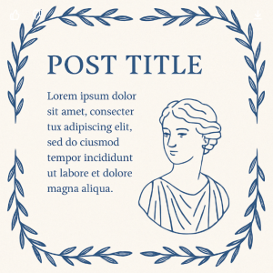 Laurel Frame – Elegant Greek Template