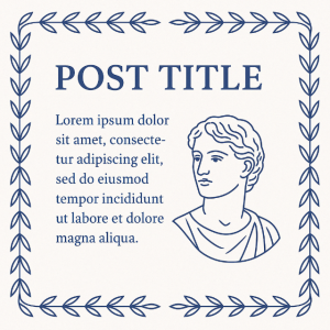 Formal Greek Frame Template